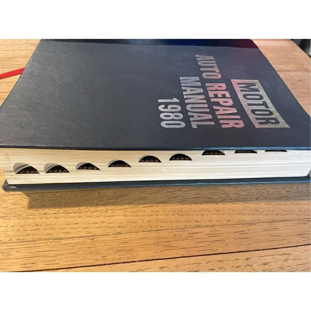 Motor Auto Repair Manual 1980 43rd Edition Hardback-1st PRINTING